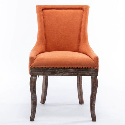 Ultra Side Dining Chair Set of 2 with Nail Heads