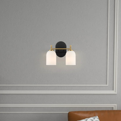 Vortex 2-Light Vanity Sconce for Bathroom Mirror