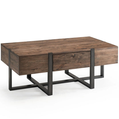 Prescott Modern Reclaimed Wood End Table