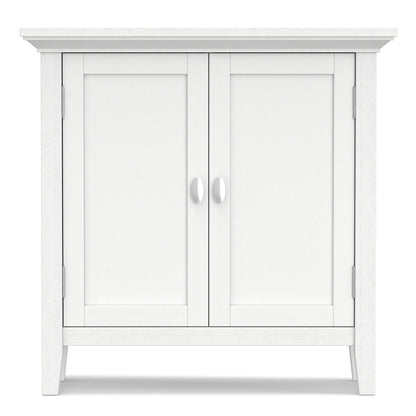 Redmond handcrafted low storage cabinet white with paneled doors HouseOfZazla on Tampa Home & Garden Store