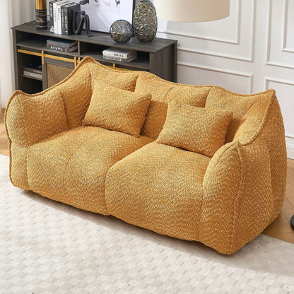 Comfortable Dual Beanbag Chair and Foam Core