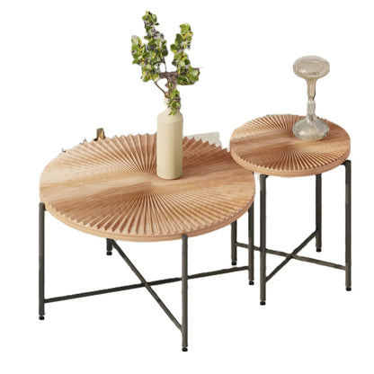 Radial Pattern Coffee and End Table Cover Set