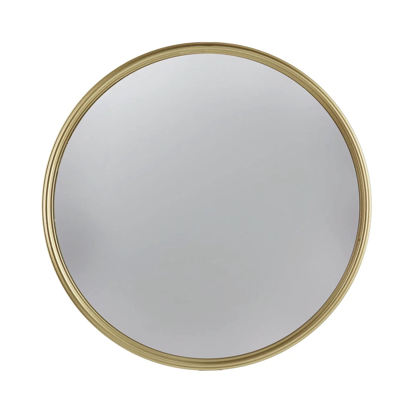 Round wall mirror with gold iron frame and circular glass by Unique Piece Furniture on Tampa Home & Garden Store