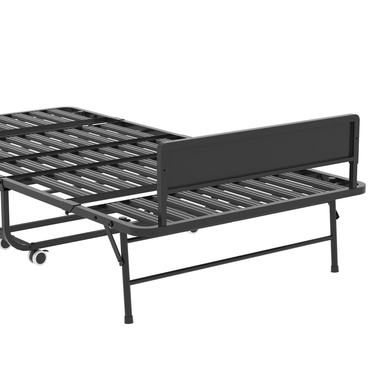Adjustable Head and Memory Foam Folding Guest Bed