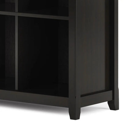Amherst cube storage bookcase in dark espresso finish with sturdy legs by Unique Piece Furniture on Tampa Home & Garden Store