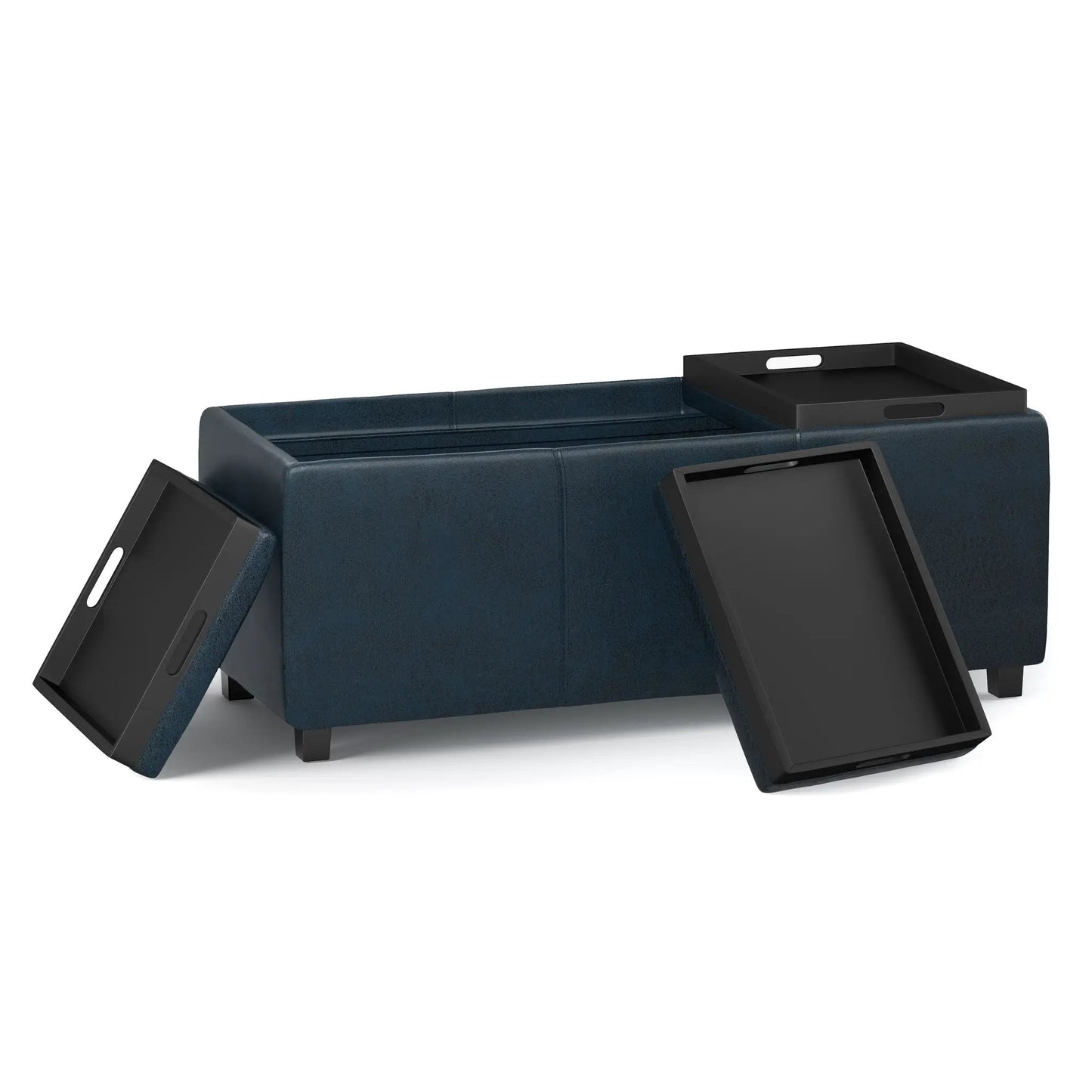 Avalon Multi Functional Storage Ottoman Trays