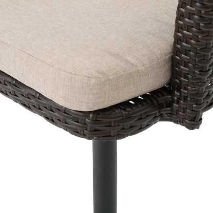 Kenneth 3 Piece Chat Set and Rattan Chairs