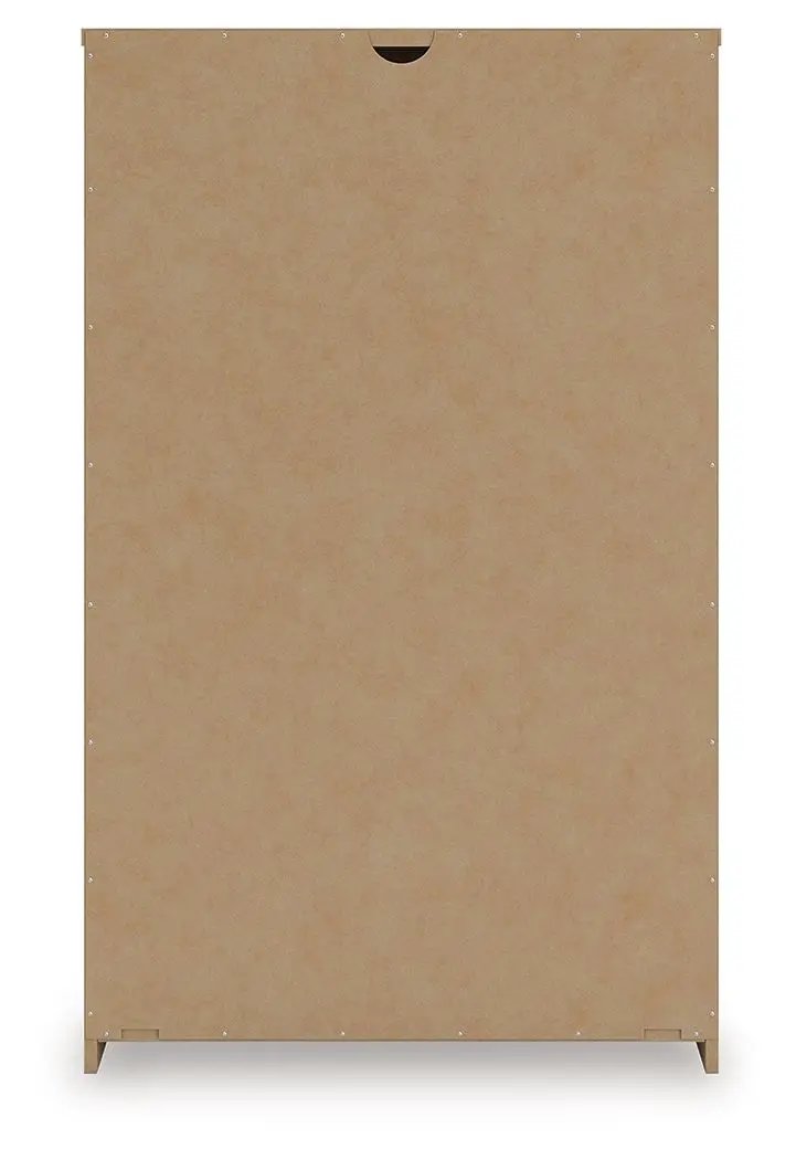 Onita Five Drawer Chest in White Finish Modern