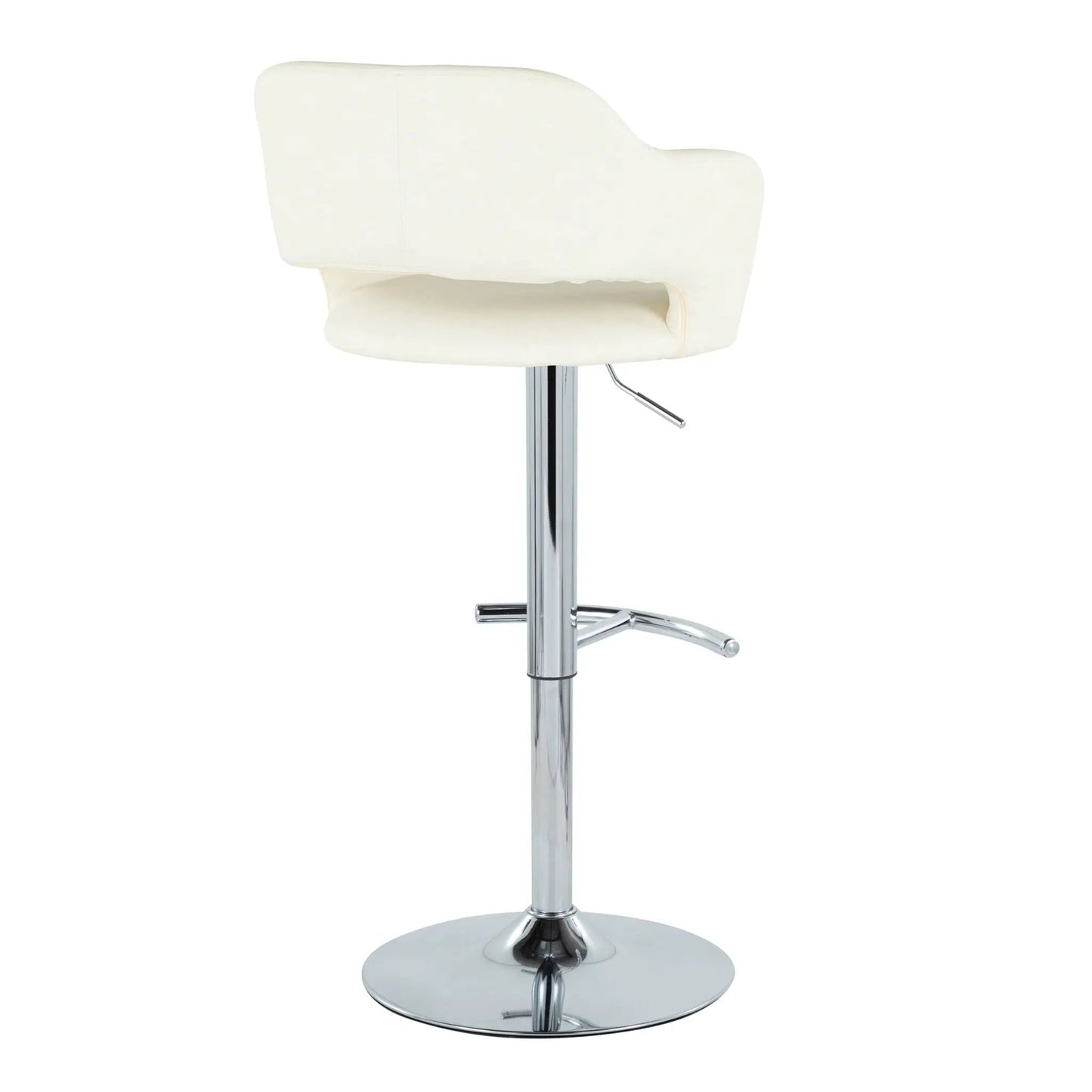 Margarite Contemporary Adjustable Barstool Swivel