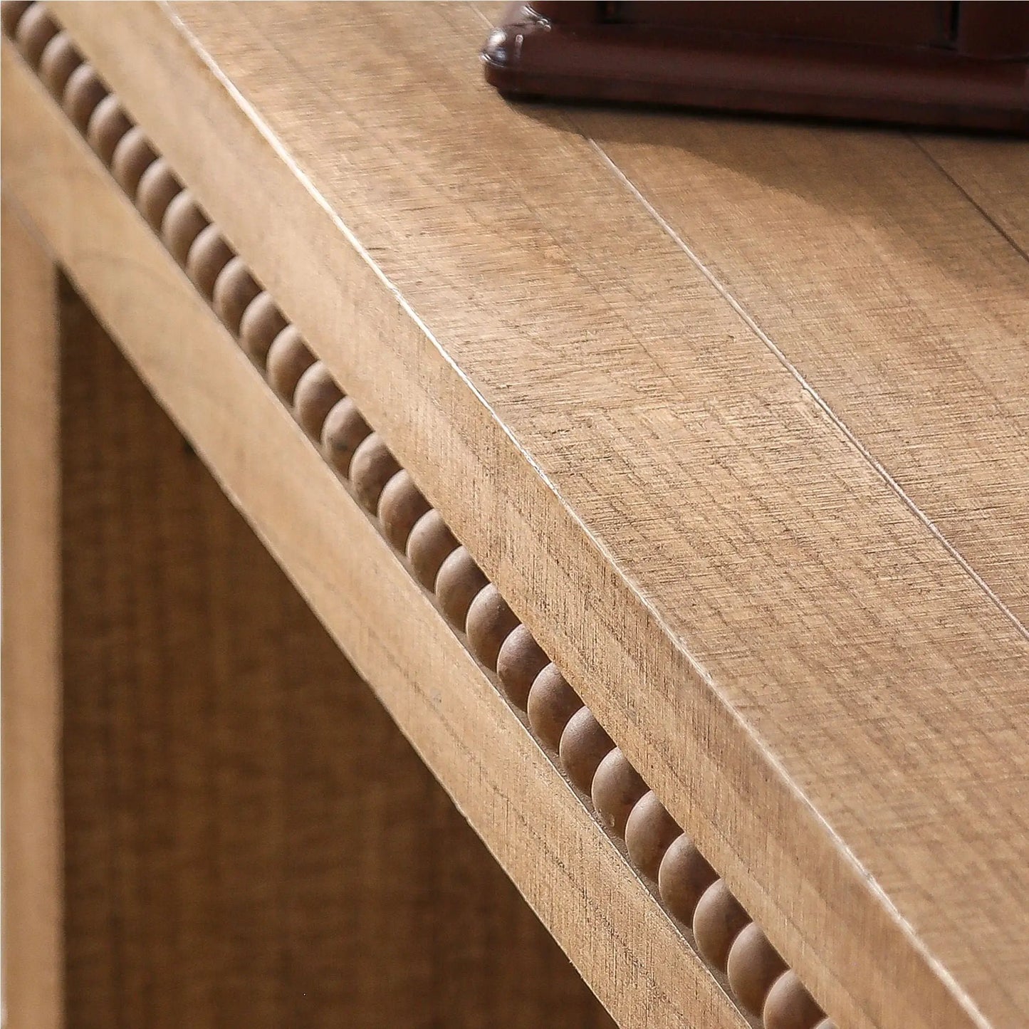 Modern Rustic Wood Coffee Table with Floating Top