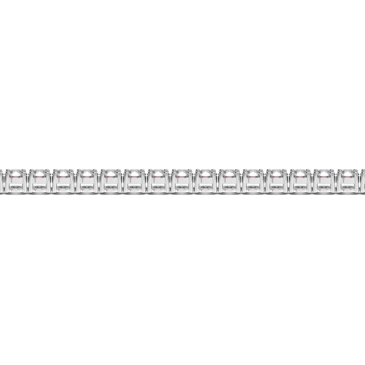 Lab grown round diamond tennis bracelet in 14k white gold 10 cttw F/G VS2/SI1, Bids.com on Tampa Home & Garden Store