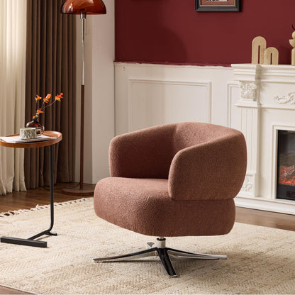Cozy Cuddle Swivel Chair and Breathable Fabric