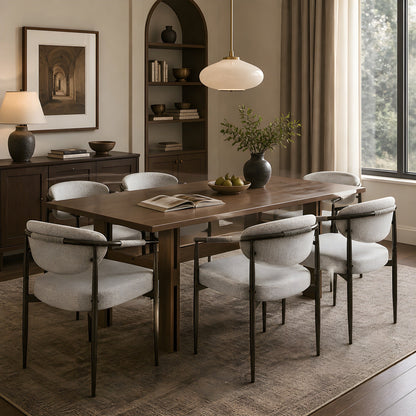 Rustic Farmhouse Dining Table and Chairs