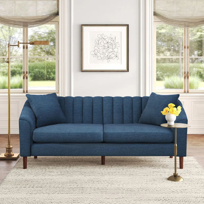 Contemporary Three Seater Sofa with Button Stitch