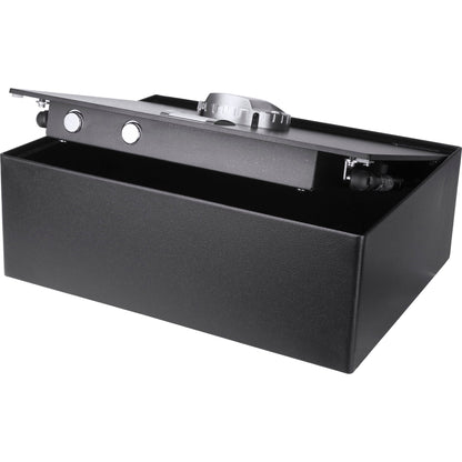 Biometric security safe with fingerprint access, black steel cabinet safe for wall mounting on Tampa Home & Garden Store