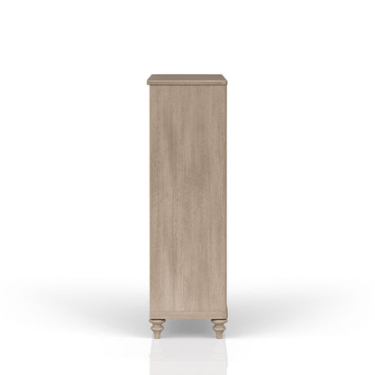2-drawer sand finish nightstand with turned legs from HouseOfZazla Queen Canopy Bedroom Set on Tampa Home & Garden Store