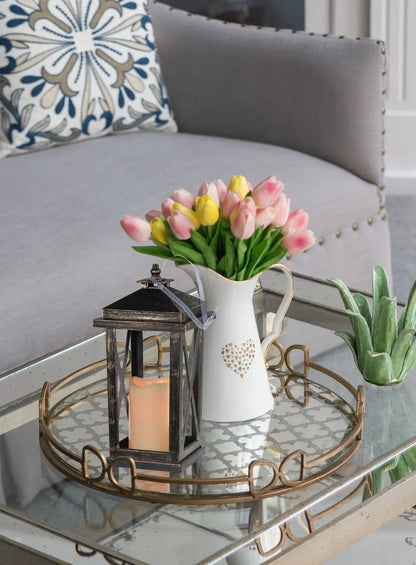 Menifee Lantern With Led Candle Set of 2