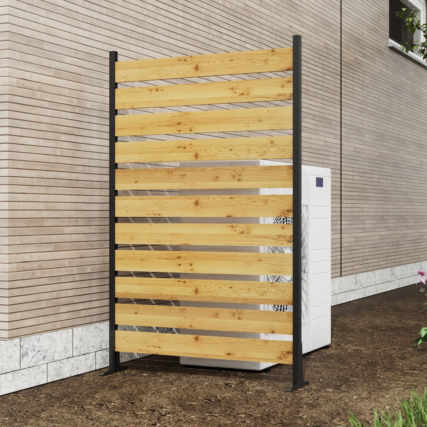 Cedar Wood Outdoor Privacy Screen for Pool