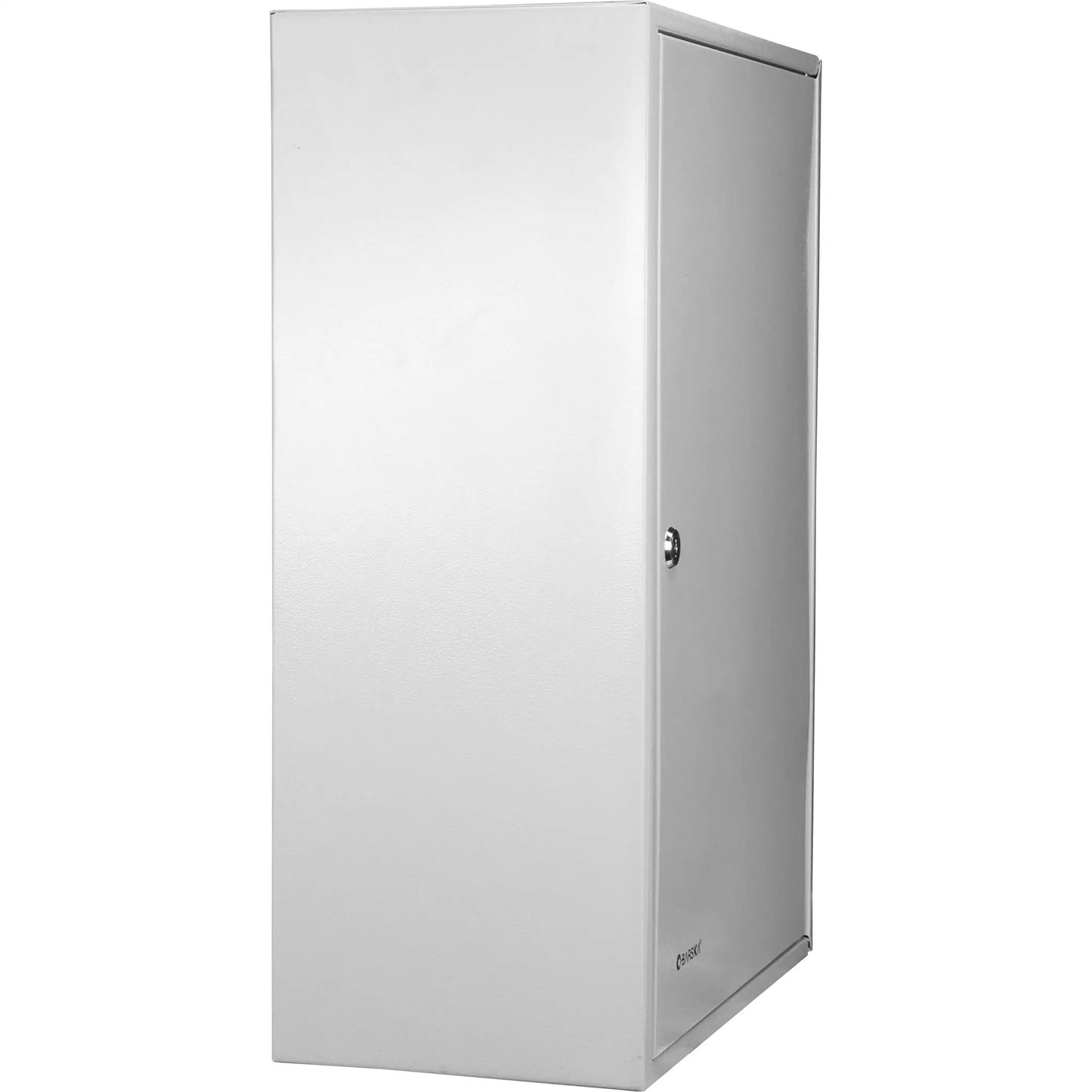 Adjustable key cabinet with lock, silver metal storage by Unique Piece Furniture on Tampa Home & Garden Store