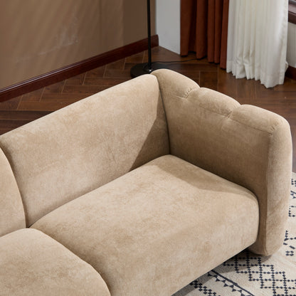 The Wave Velvet Sofa And High Back Support