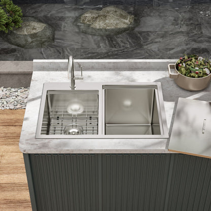 The Outdoor Double Bowl Sink And Workstation