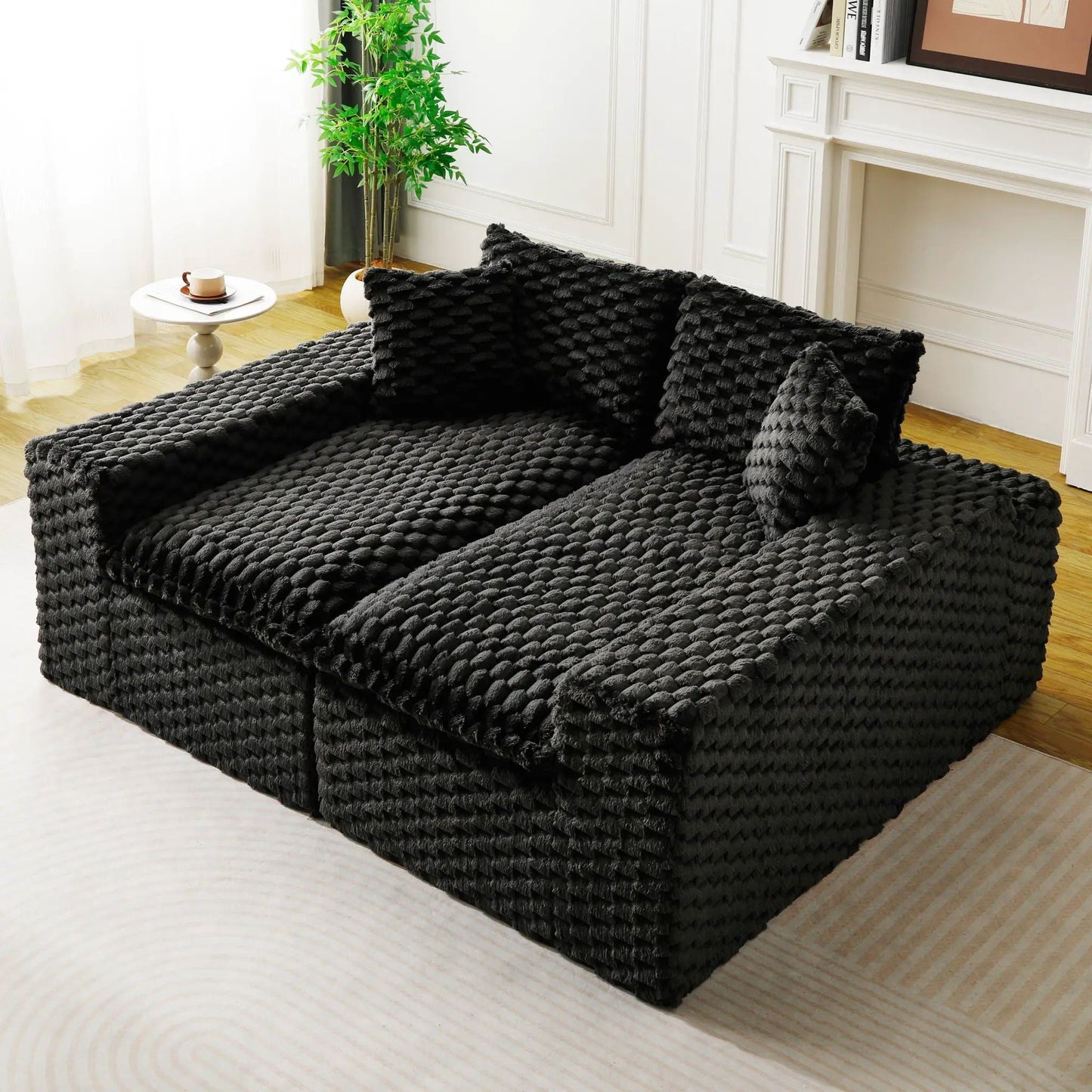 Multifunctional Sofa Side by Side or Facing
