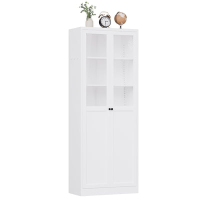 Tall Metal Pantry Cabinet and Adjustable Shelves