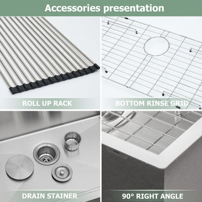 Topmount Brushed Stainless Steel Kitchen Sink