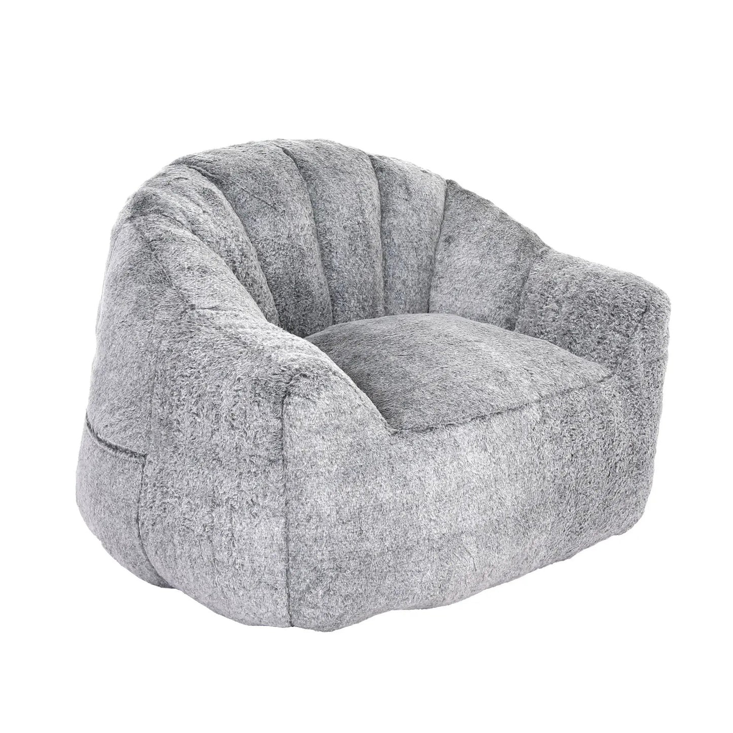 Beanbag Chair with Armrests High Density Foam
