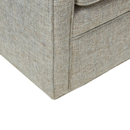 Wide Seat Arm Chair with 360 Degree Rotation