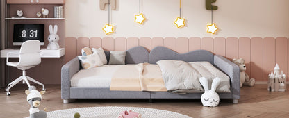 Modern Sherpa Daybed and Cloud Shaped Backrest