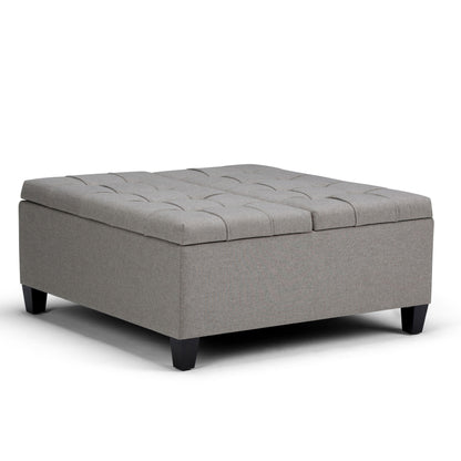 Harrison Upholstered Coffee Table Storage Ottoman