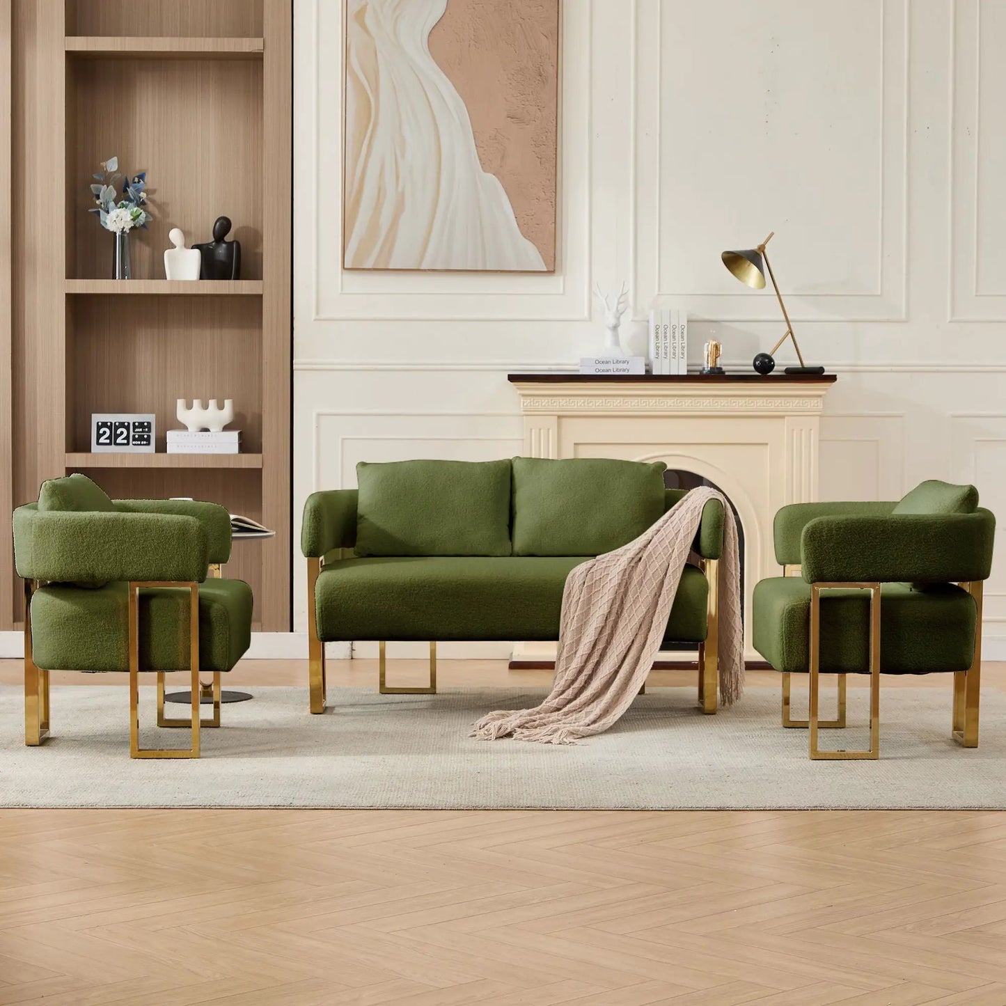 Decorative Upholstered Side Chair for Living Room