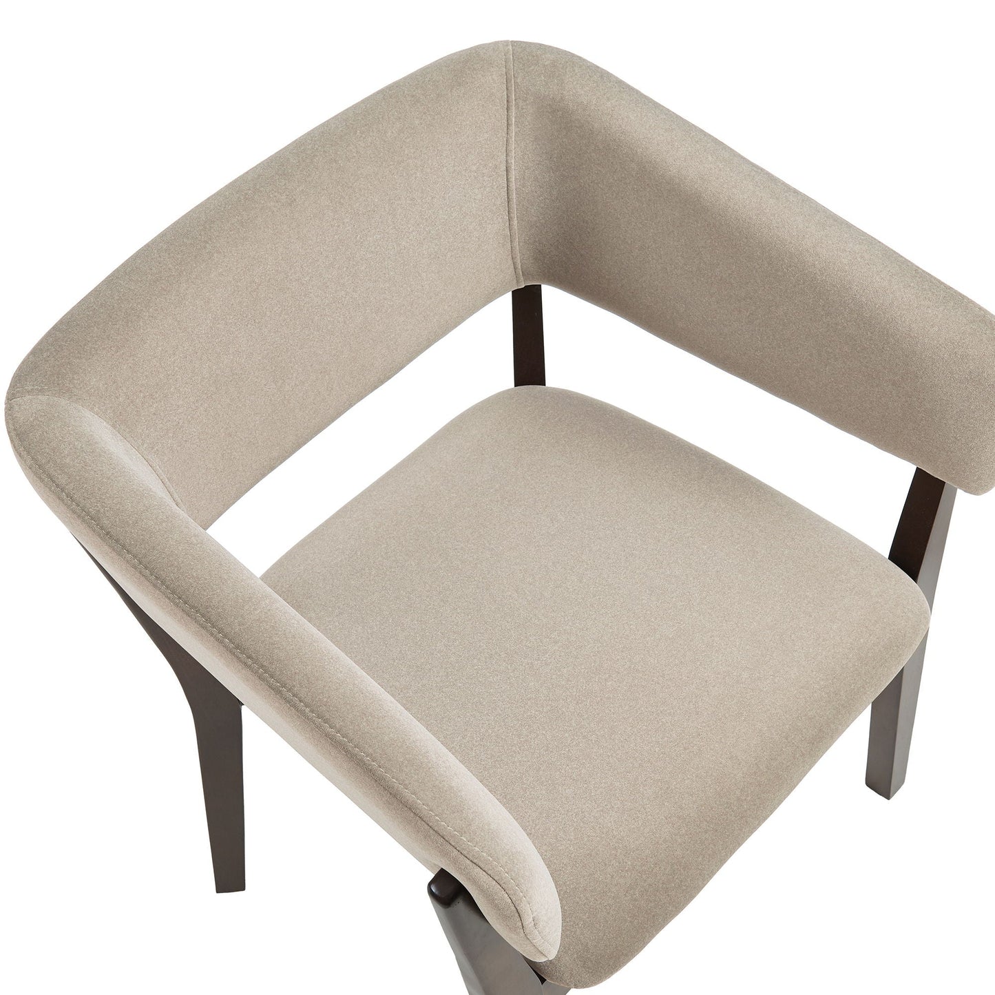 Blake Solid Beech Wood Modern Dining Armchair