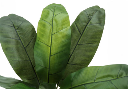 Banana tree artificial plant leaves, green faux foliage for indoor decor on Tampa Home & Garden Store