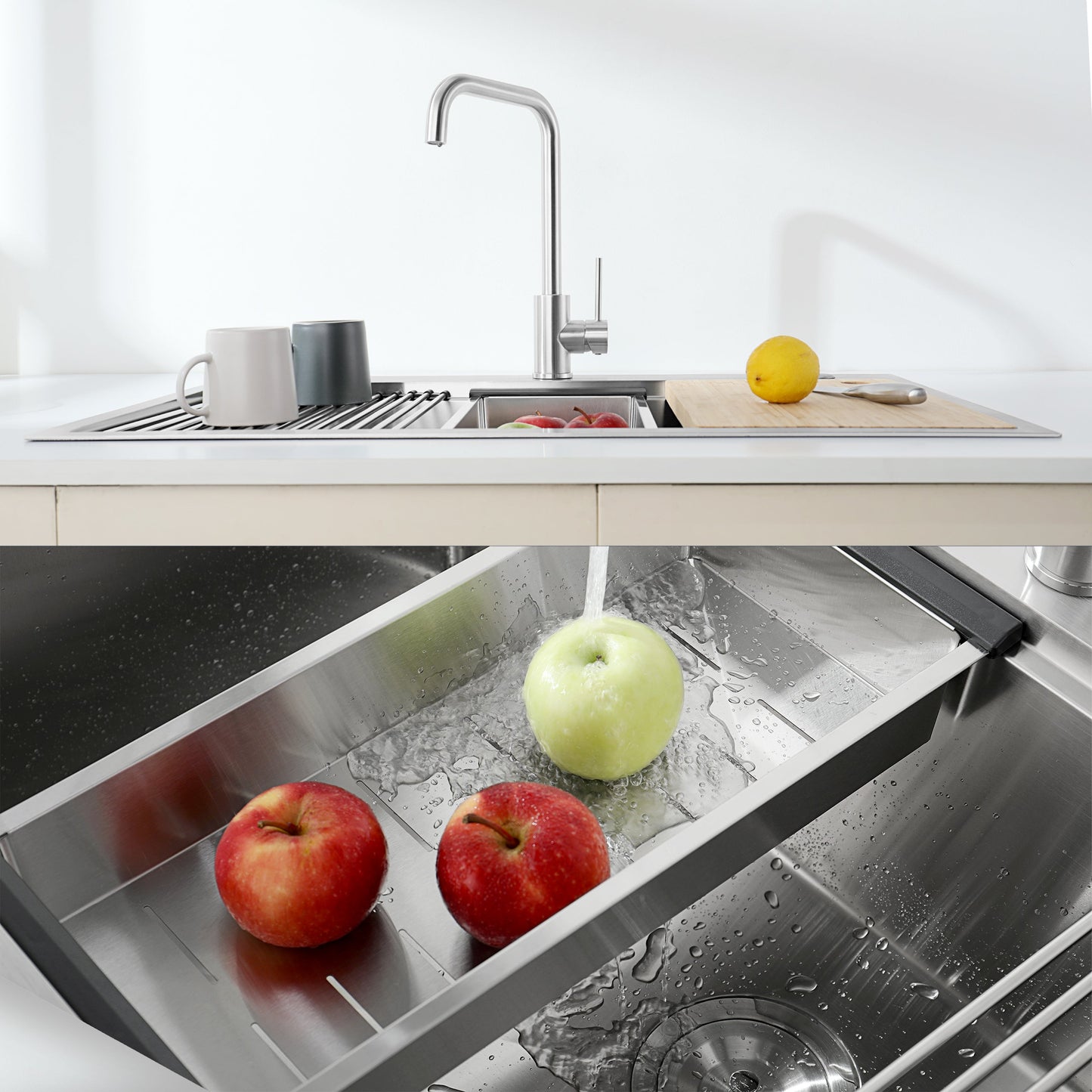 Stainless Steel Kitchen Sink For Overmount