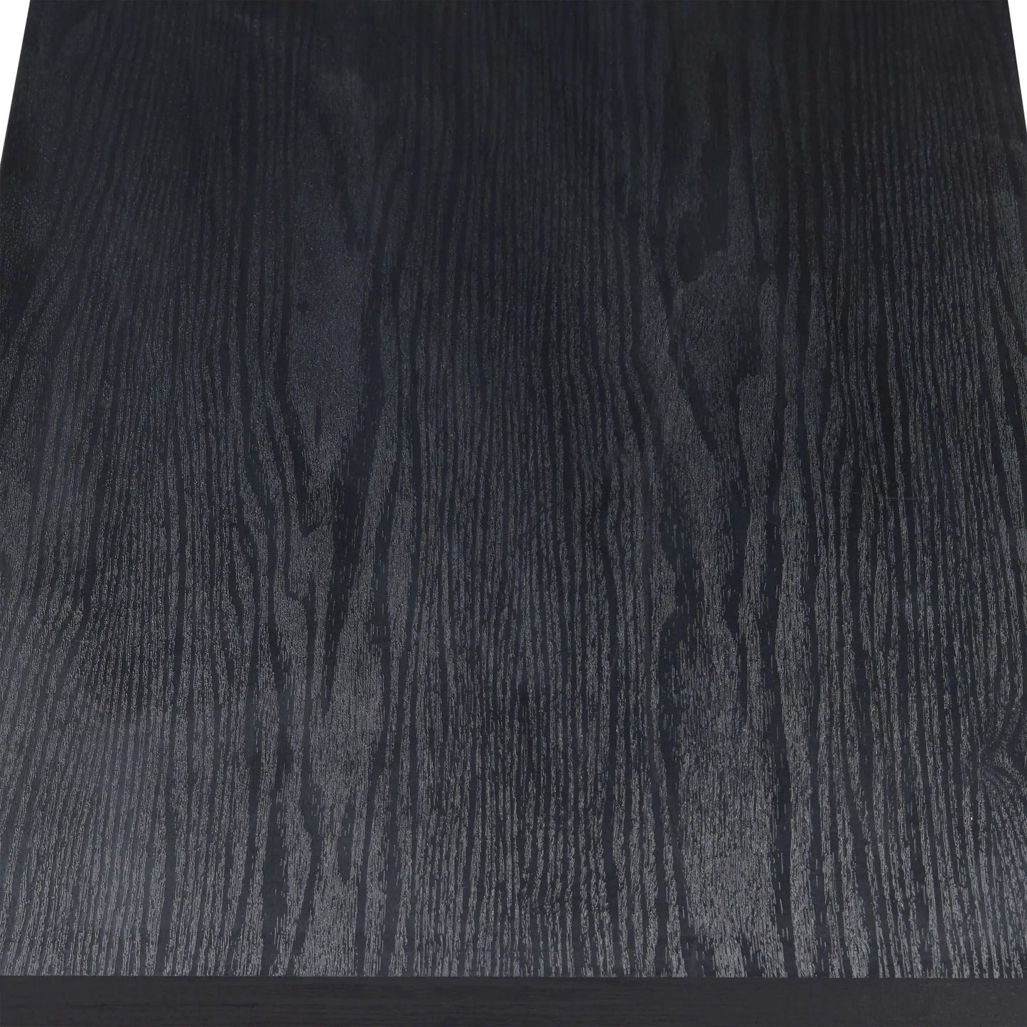 Elling TV Stand walnut black wood grain surface close-up on Tampa Home & Garden Store