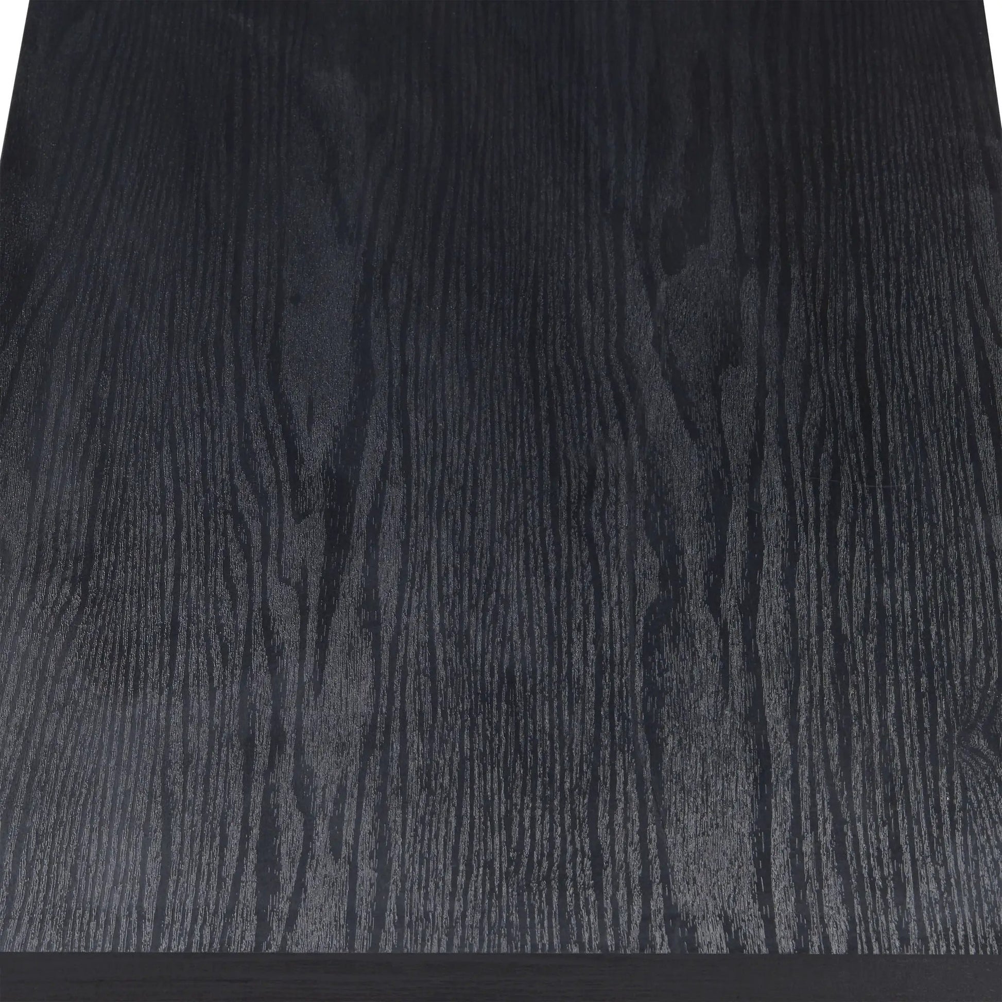 Elling TV Stand walnut black wood grain surface close-up on Tampa Home & Garden Store