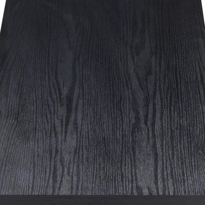 Elling TV Stand walnut black wood grain surface close-up on Tampa Home & Garden Store