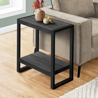 Accent Table Industrial Side Table with Flexible
