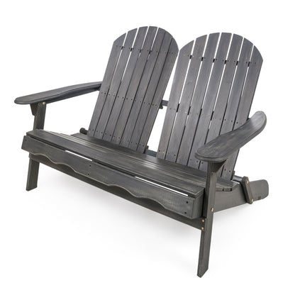 Adirondack Rocking Loveseat For Patio And Garden