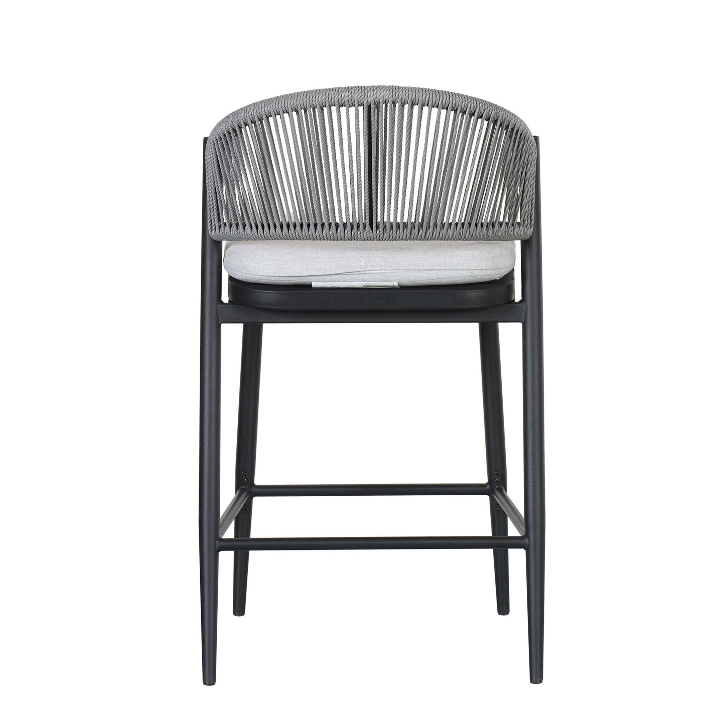 Outdoor Counter Stools with Wicker and Metal