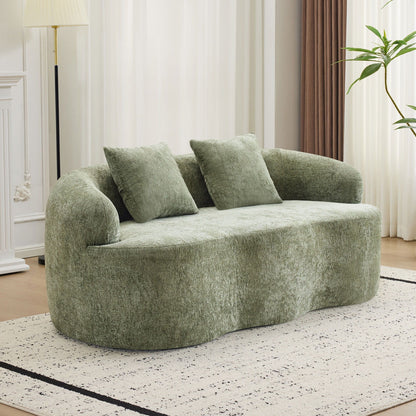Curved Loveseat Sofa And High Quality Foam