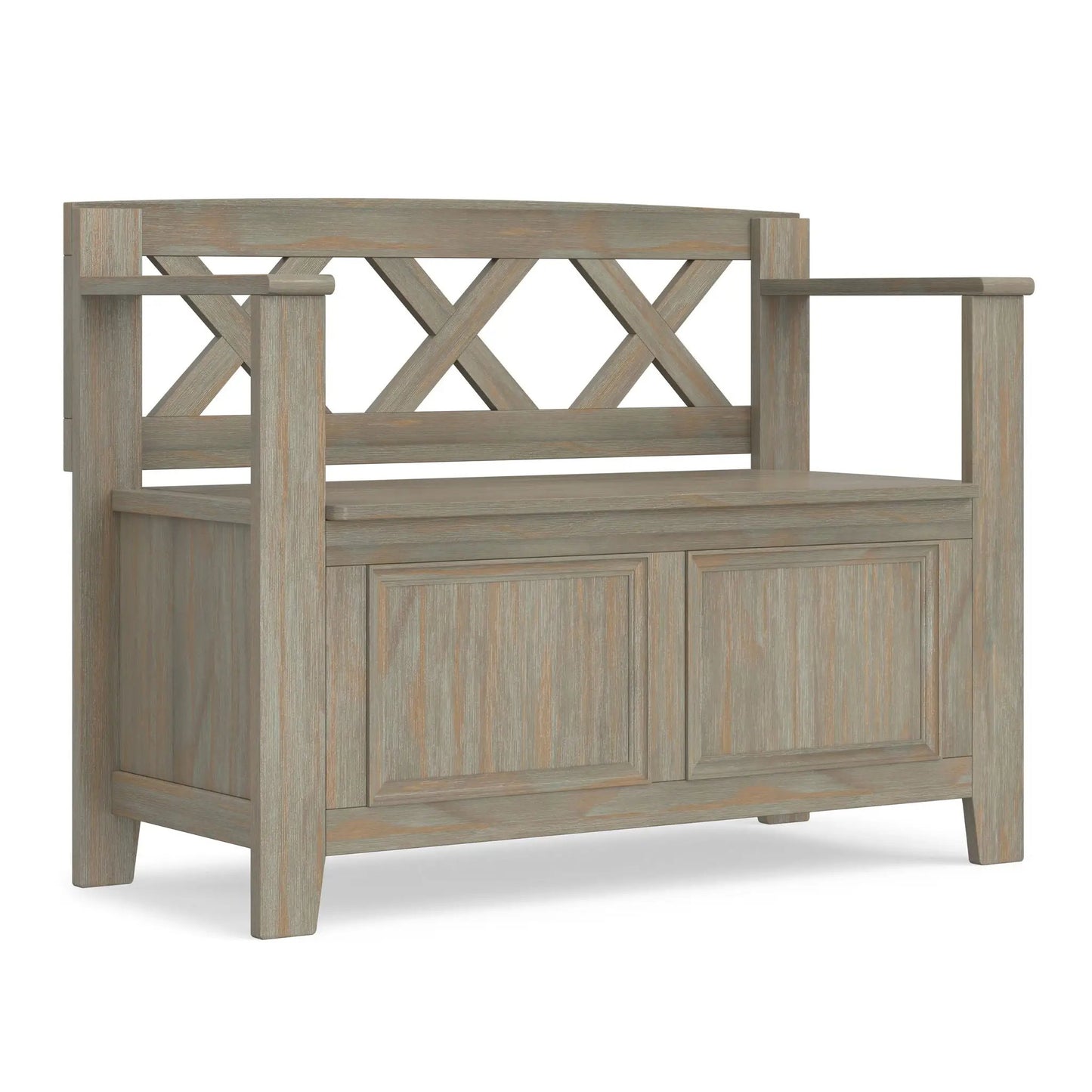 Amherst Small Transitional Entryway Storage Bench