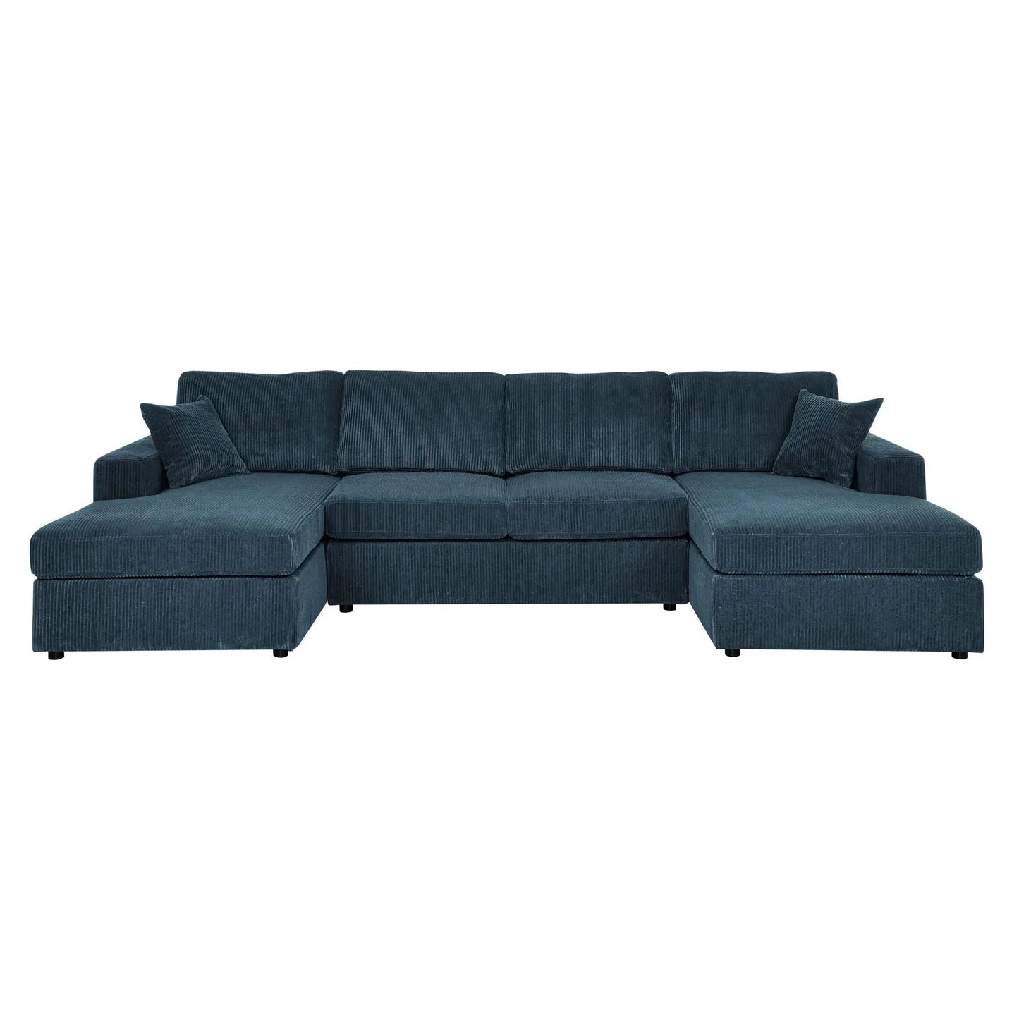 3 Piece Double Chaise Sectional Sofa for Family