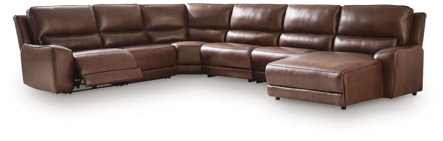 DeepWakes Power Reclining Sectional with Chaise