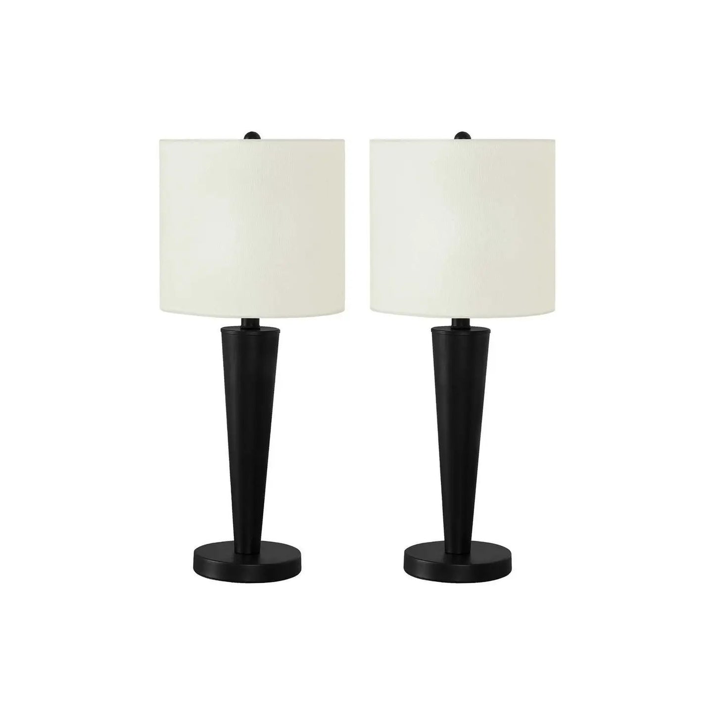Contemporary Table Lamps with USB Port Set of 2