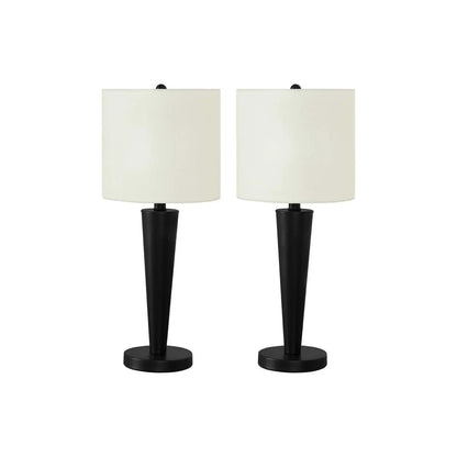 Contemporary Table Lamps with USB Port Set of 2