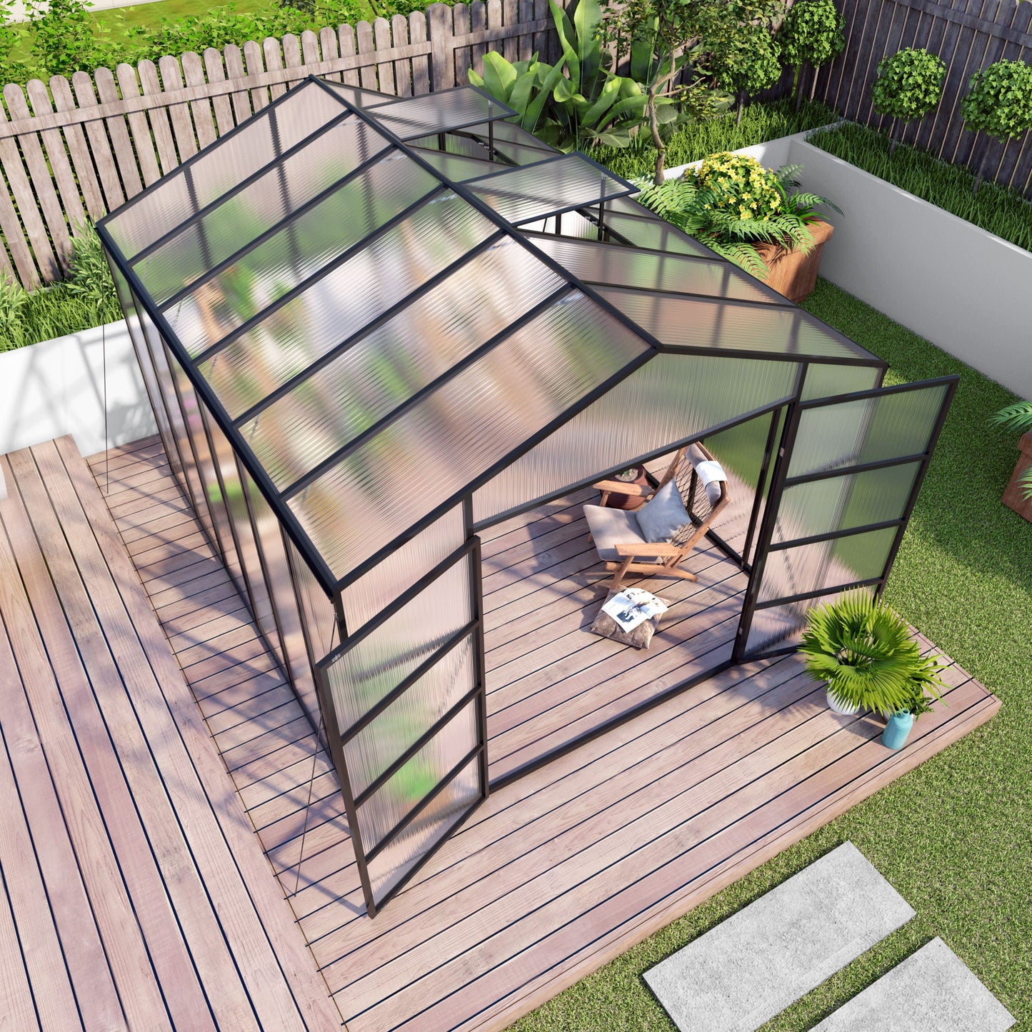 Windproof and All Season Garden Greenhouse
