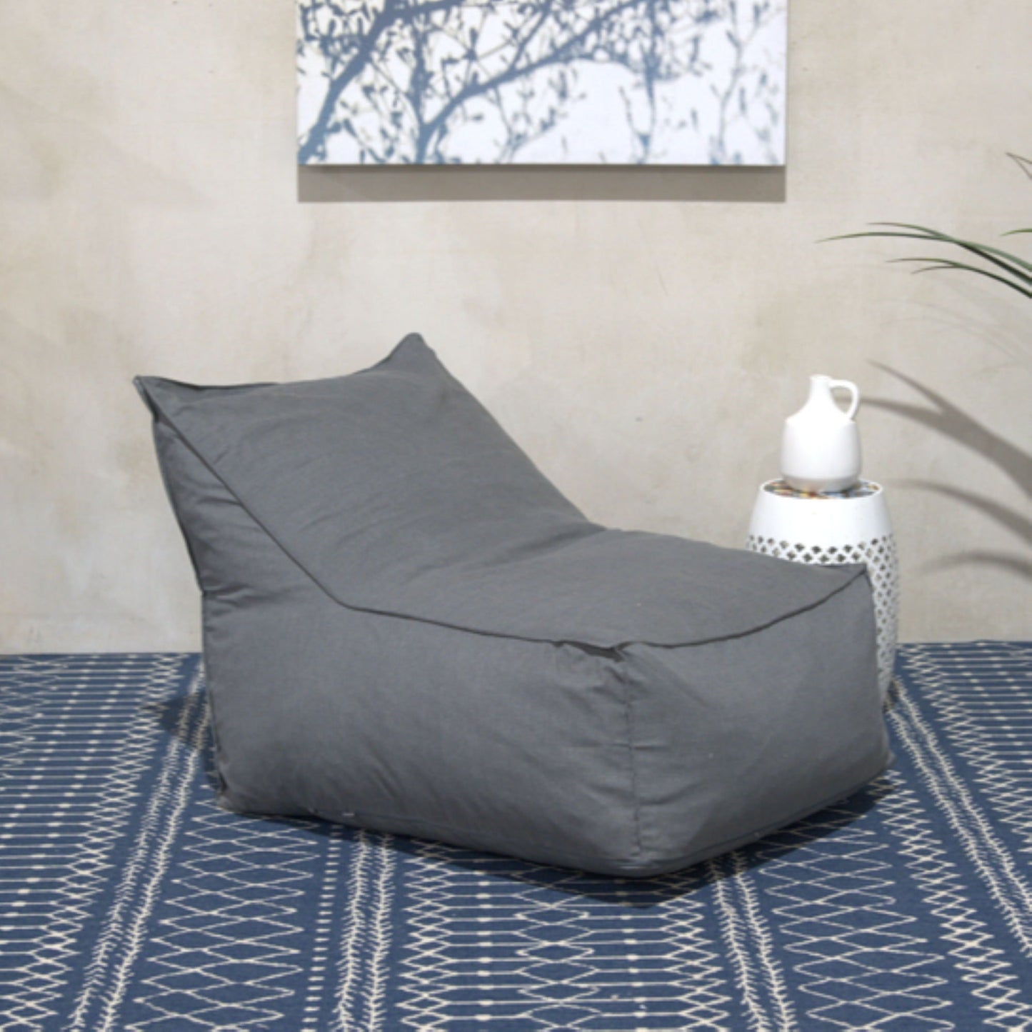 Ettie Water Resistant Fabric Bean Bag Chair